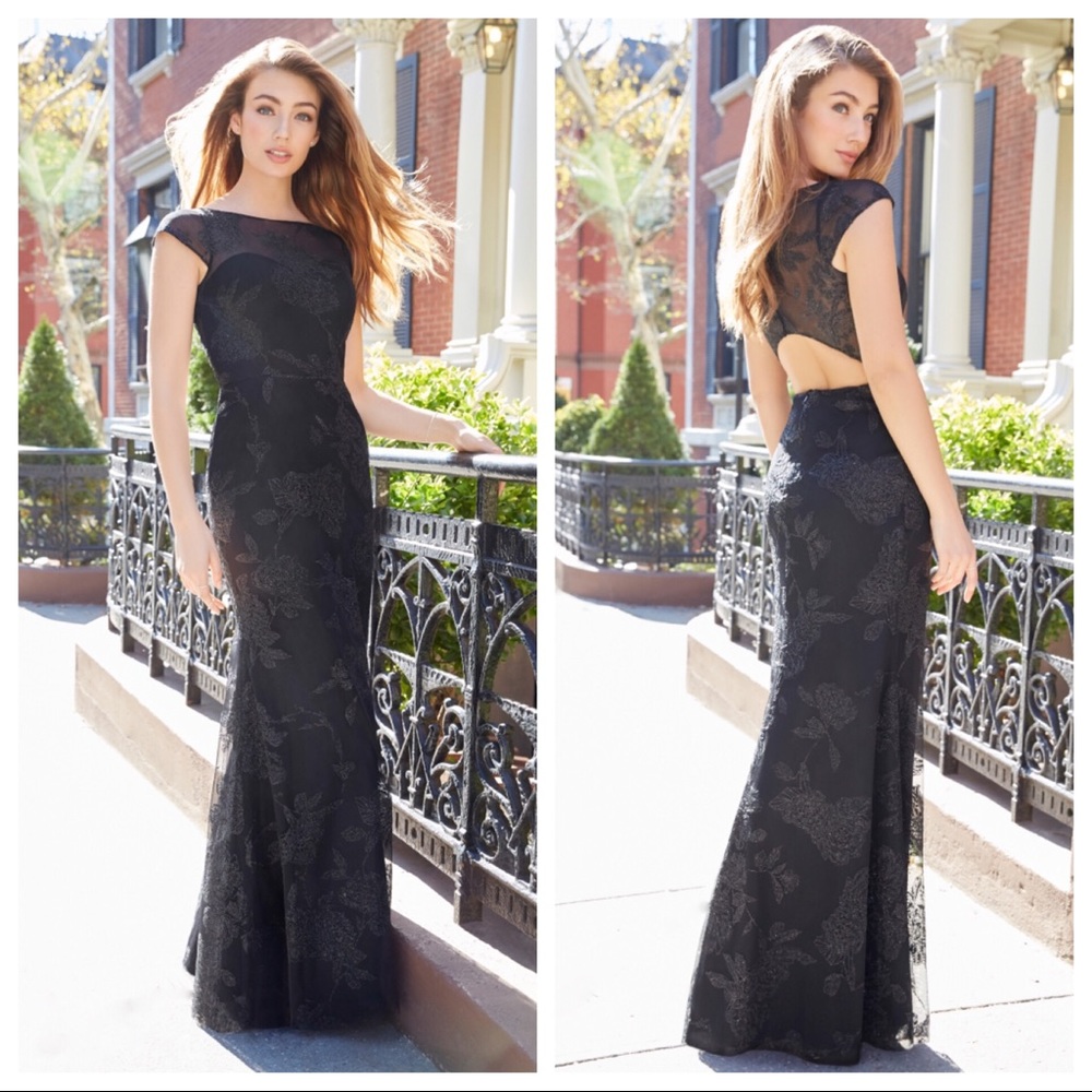 Hayley Paige Occasions dress - Black caviar